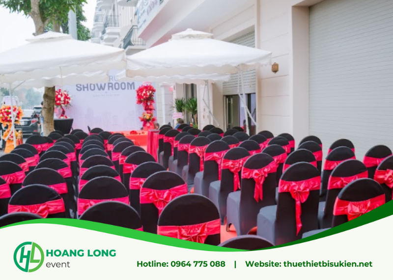 giá cho thuê dù lệch tâm vuông